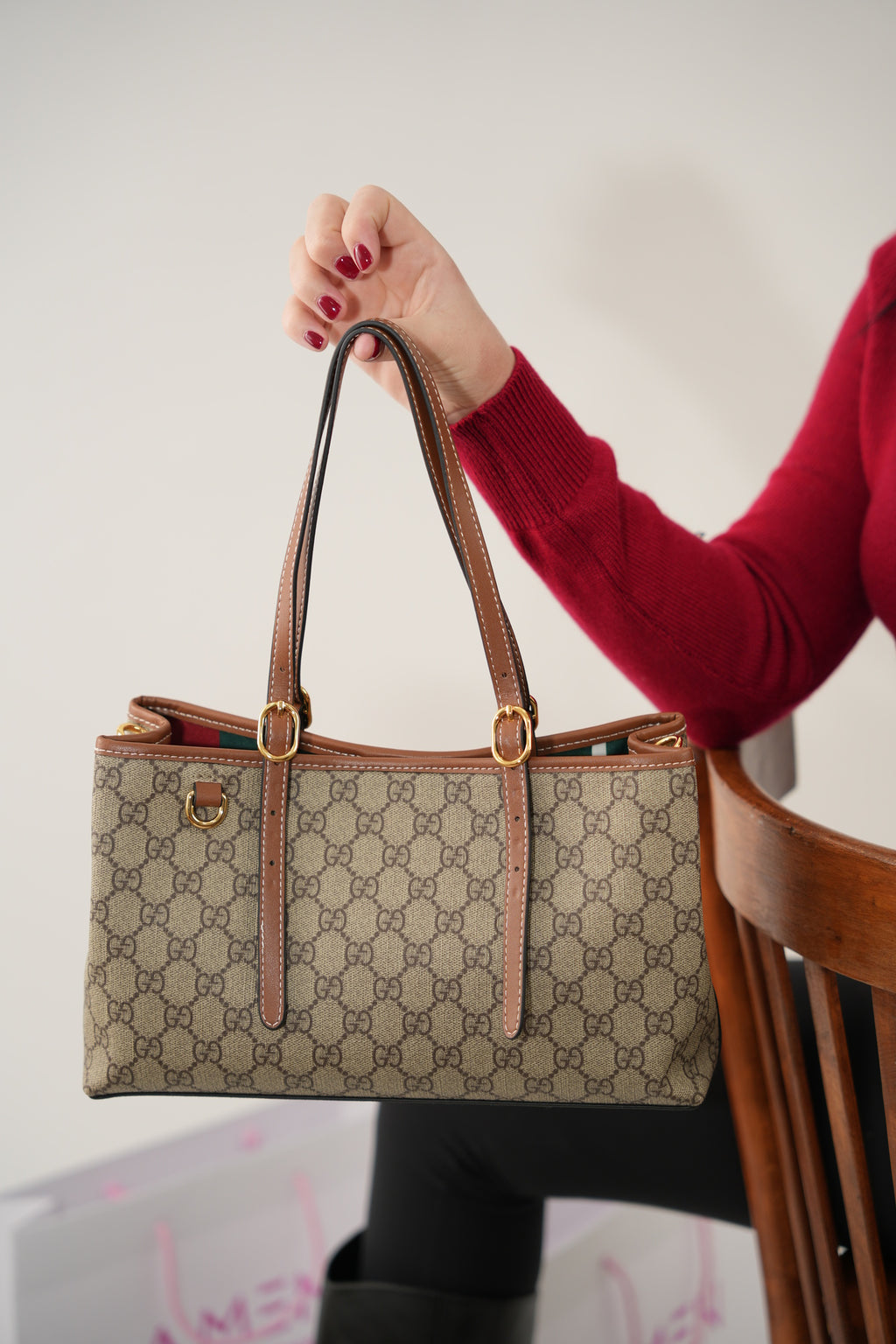 Signature Structured Tote Bag